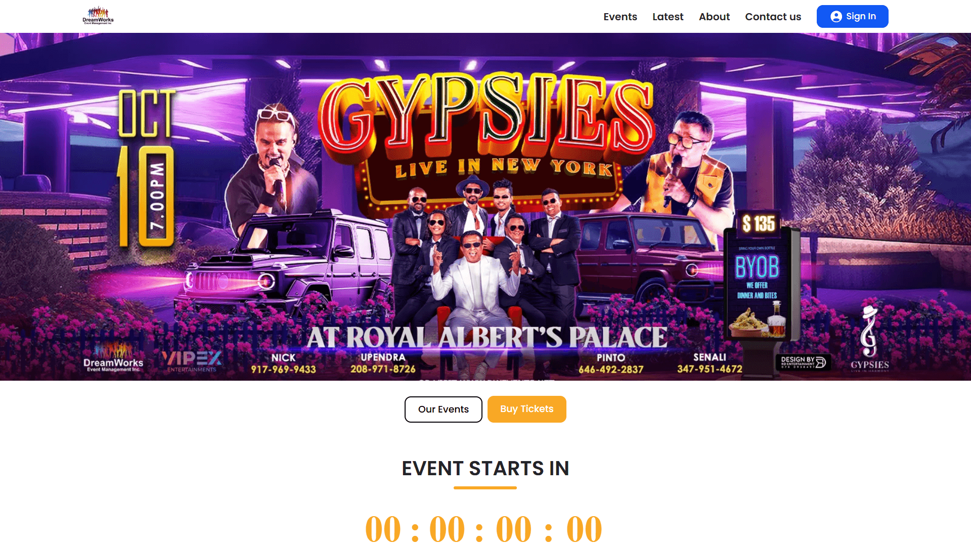 DW Events - Event Ticketing Platform