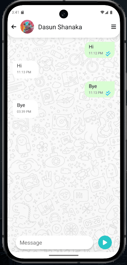 Real-time Chat Interface